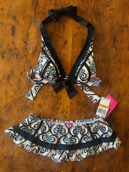 Betsey Johnson Other - Vintage Betsey Johnson Skirted Bikini Set